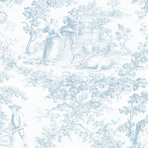 Toile De Jouy Printed Tablecloth