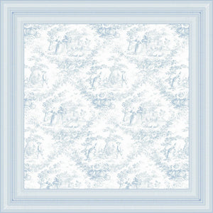 Toile De Jouy Printed Tablecloth