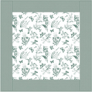 Hummingbird Printed Tablecloth