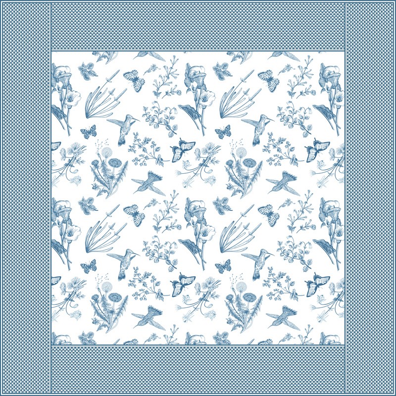 Hummingbird Printed Tablecloth