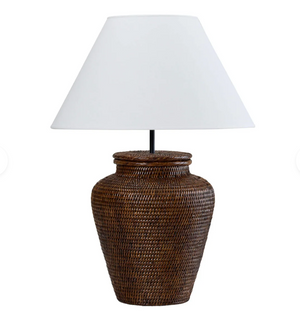 Amphora Rattan Lamp