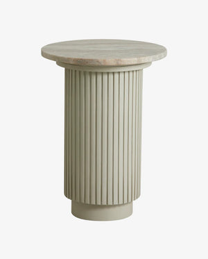 Eerie Round Side Table - Ivory