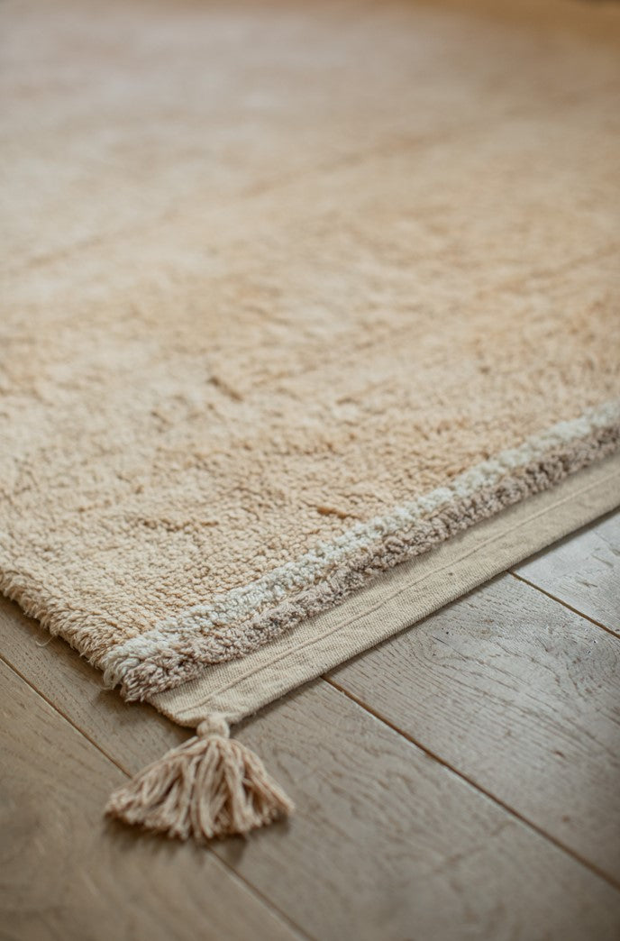 Washable Rug Bloom Natural Cotton