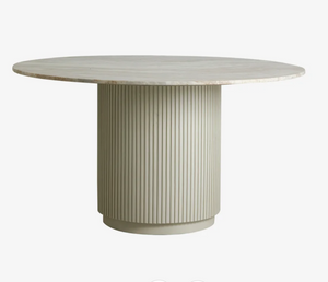 Eerie Round Dining Table - Ivory