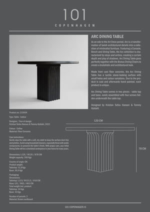 Arc Dining Table