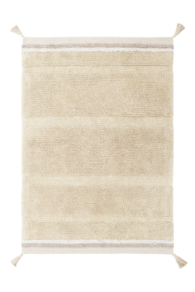 Washable Rug Bloom Natural Cotton